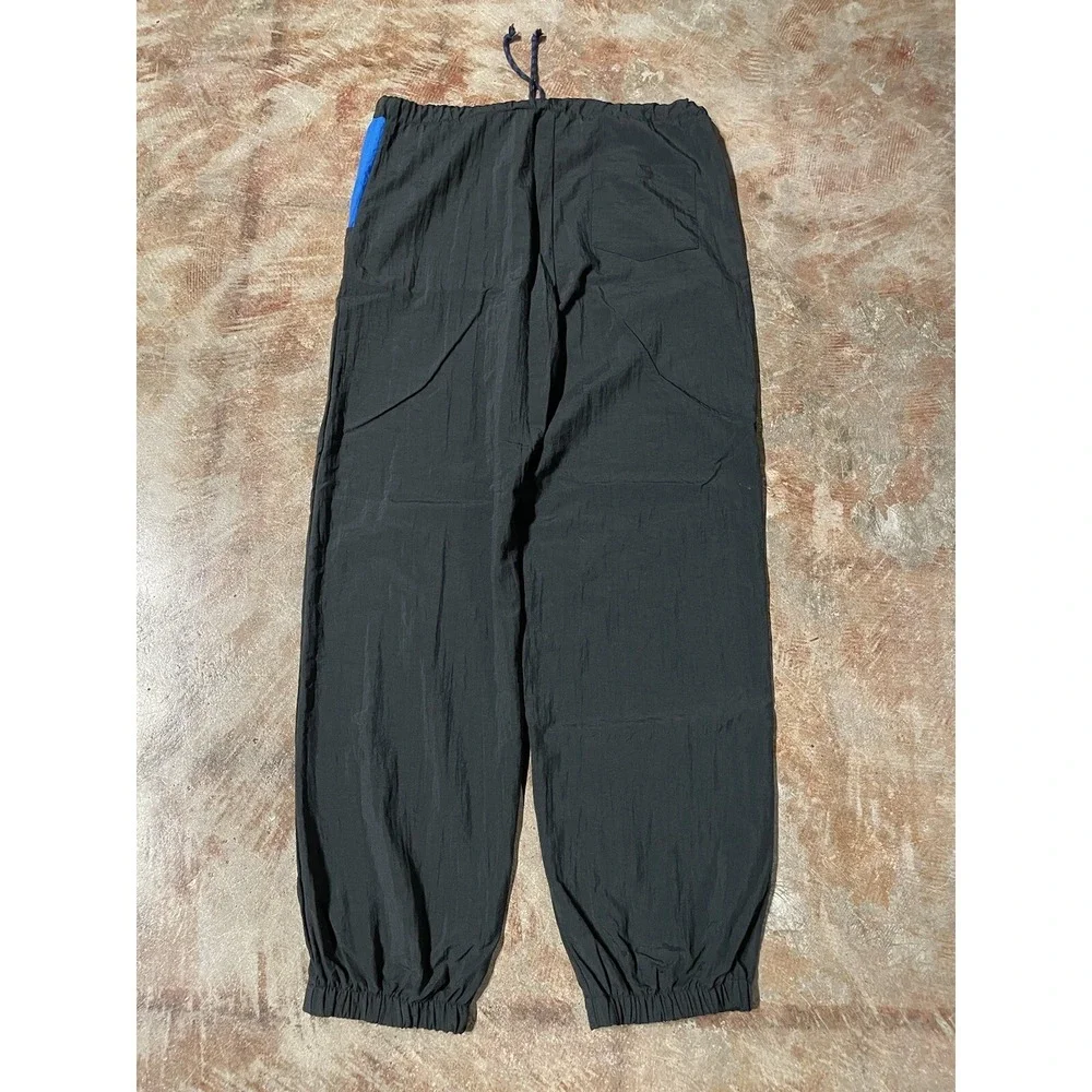 Vintage Express Surfs Edge Black/Blue Pants‎ Sz S Retro 80's